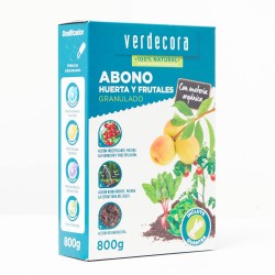 ABONO HUERTO Y FRUTALES GRANULADO 800GR VERDECORA