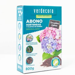 ABONO GRANULADO HORTENSIAS 800GR VERDECORA