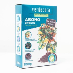 ABONO CÍTRICOS GRANULADO 800GR VERDECORA