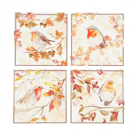 POSAVASO PÁJAROS CERÁMICA 10X10CM