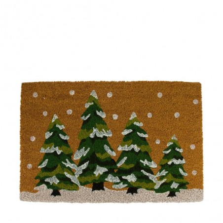 FELPUDO ABETOS NEVADOS 58X38X1.5CM