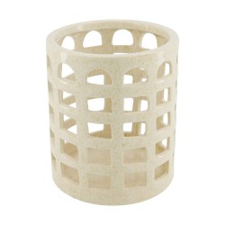 PORTAVELA CERÁMICA 17X17X20CM