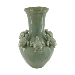 JARRÓN TORTUGA 27.7X27.7X41CM