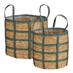CESTA ASAS CON CUADRO VERDE