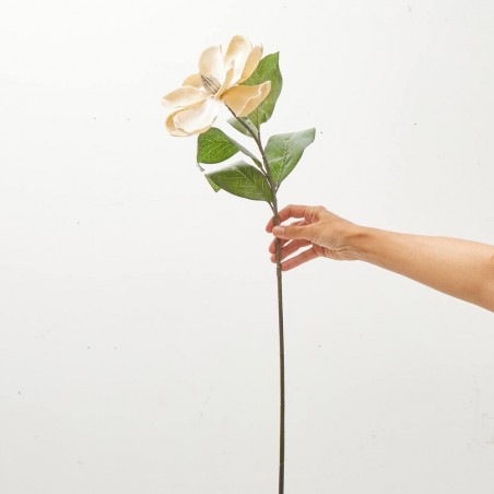 MAGNOLIA ARTIFICIAL BEIGE 75CM VARA