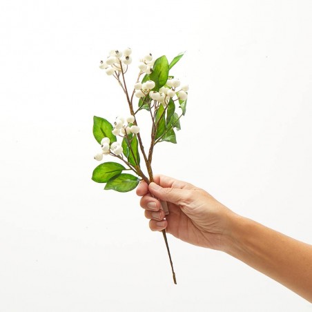 BERRIES-HOJAS PICK CREMA 38CM