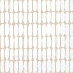 SERVILLETA COCKTAIL ALKU CREAM