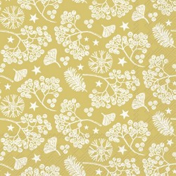 SERVILLETA LUNCH BRIGHT WINTER BRANCHES GOLD