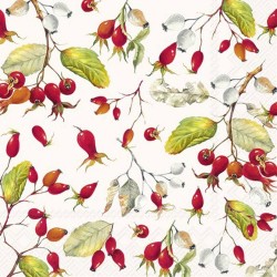 SERVILLETA LUNCH ROSE HIPS CREAM