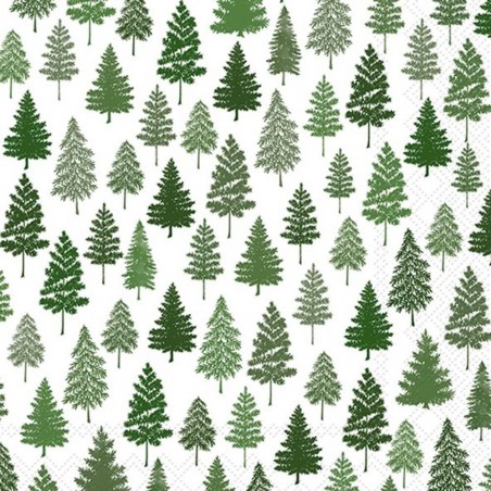 SERVILLETAS LUNCH NORDIC FOREST GREEN