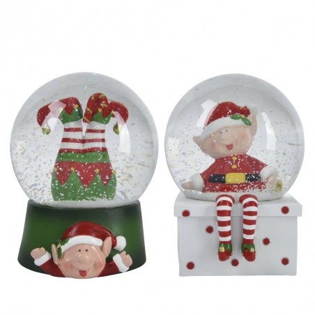 BOLA DE NIEVE DUENDE L10.50-W10.50-H13.50CM