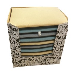 COLCHONETA LONETA PAW VERDECORA 80X60X6CM