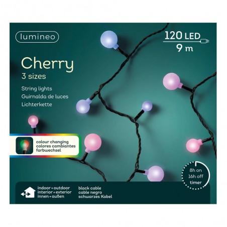 GUIRNALDA PASTEL CHERRY BASIC 120LED