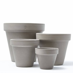 MACETA BARRO ANTRACITA