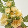 RAMO ARTIFICIAL ROSAS PALMA 45CM