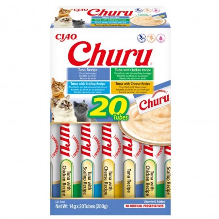 CHURU CAT VARIEDADES DE ATUN 20X14GR
