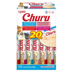CHURU CAT VARIEDADES DE ATUN CON MARISCO 20X14GR