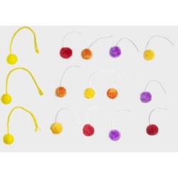 CAT CHRISTMAS BOLA PARA ÁRBOL SET 15 UND