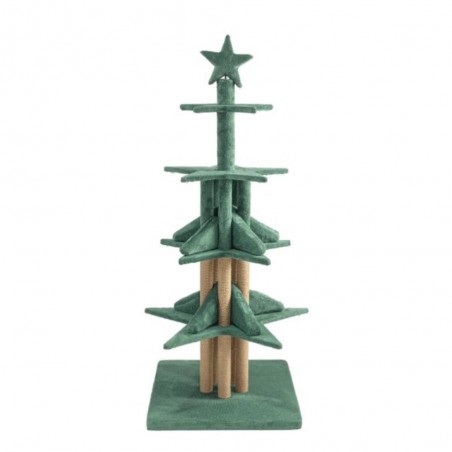 CAT CHRISTMAS TOWER 60 X 60 X 148 CM