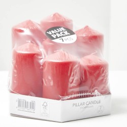 SET VELA PILAR ROJO