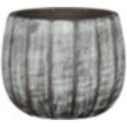 MACETERO WASHED GREY 32X25CM