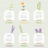 CALENDARIO PLANTABLE TARRO FLORES