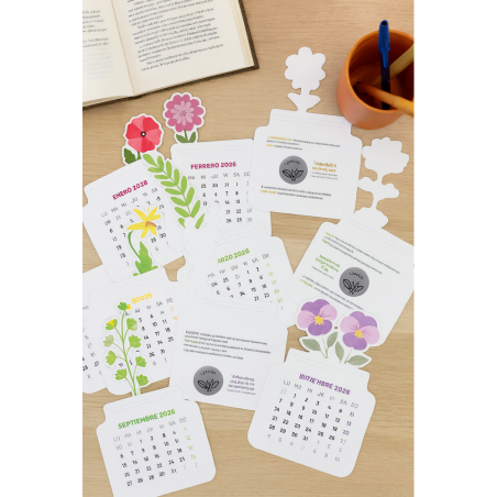 CALENDARIO PLANTABLE TARRO FLORES