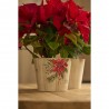 MACETERO MADERA DECO FLOR NAVIDAD 19X17CM