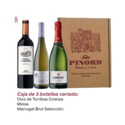 ESTUCHE 2 BOTELLAS VINO + CAVA