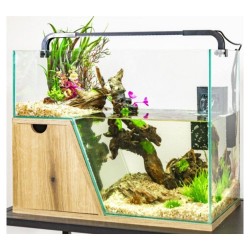 NANOACUARIO MAYA 20L MADERA/MADERA