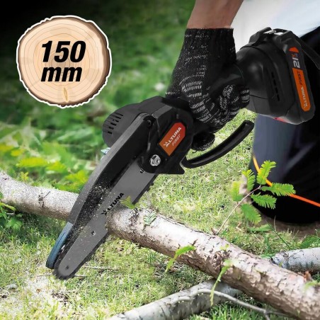 KIT PÉRTIGA + TIJERA + MOTOSIERRA + 2BATERÍAS