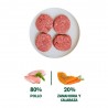 Menú iniciación barf pollo para perro wild balance