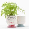 MACETERO CARITA C/GAFAS D13.2XH14.1CM