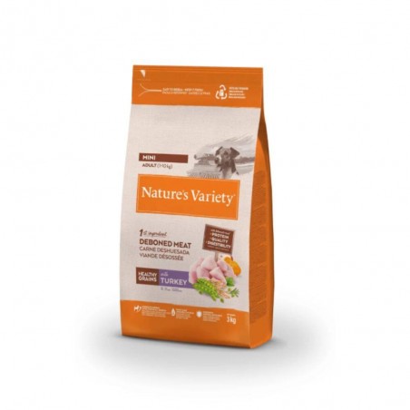 PIENSO PERRO NATURE'S VARIETY PAVO MINI 3KG