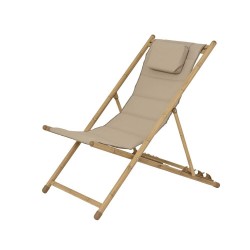 TUMBONA FEDERICIA ALUMINIO BEIGE