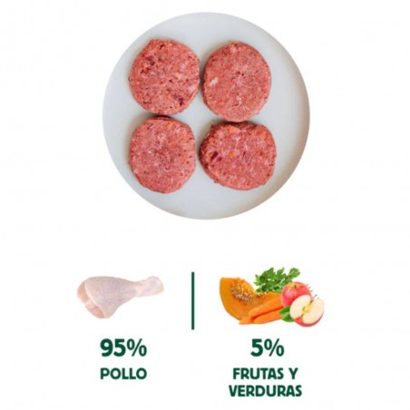 MENÚ BARF POLLO GATO 1KG WILD BALANCE
