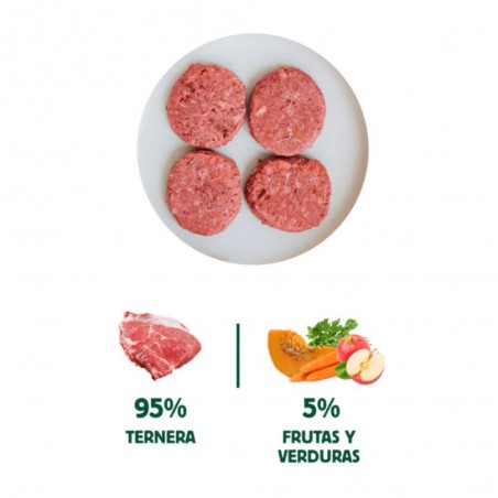 MENÚ BARF TERNERA GATO 1KG WILD BALANCE