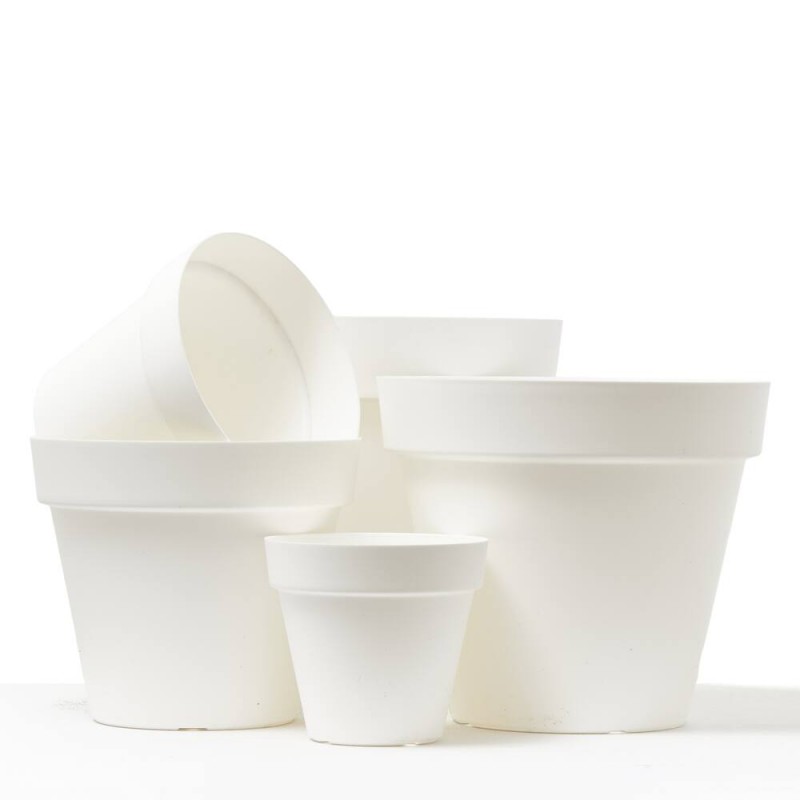 MACETA CAPRI BLANCO