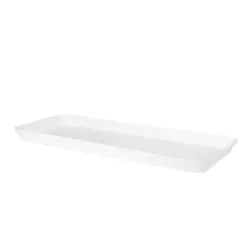 PLATO RECTANGULAR CAPRI BLANCO