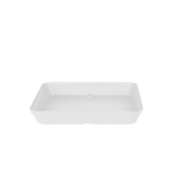 PLATO CUADRADO CAPRI BLANCO