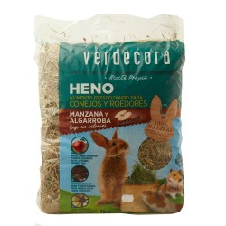 HENO VERDECORA MANZANA Y ALGARROBA 1KG