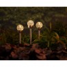 SET 6 BALIZAS SOLARES CRISTAL 24.5CM