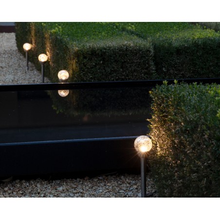 BALIZA SOLAR BOLA MICRO LED 30X8.5CM