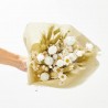 Bouquet flor seca natural/blanco