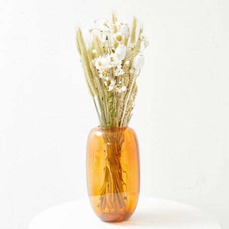 Bouquet flor seca natural/blanco