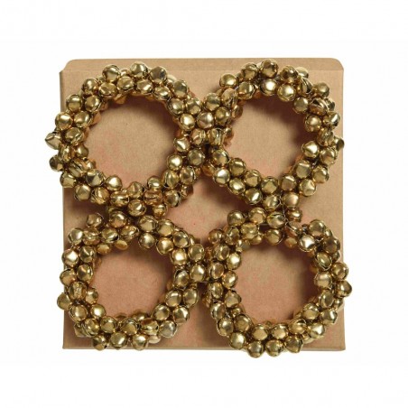 SERVILLETERO CASCABELES ORO D6CM