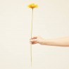 GERBERA AMARILLA ARTIFICIAL 50 CM TALLO