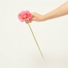 GERBERA ROSA ARTIFICIAL 50 CM TALLO