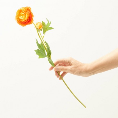 CAMELIA NARANJA ARTIFICIAL L10.00-W8.00-H57.00CM