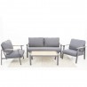 CONJUNTO JADE ALUMINIO 4 PIEZAS ANTRACITA